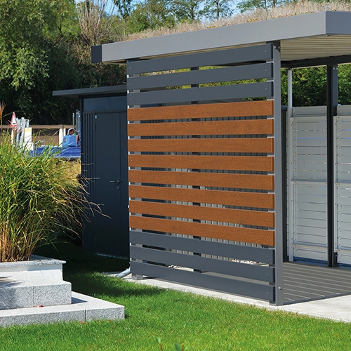 Wetterfeste Verkleidung Carport