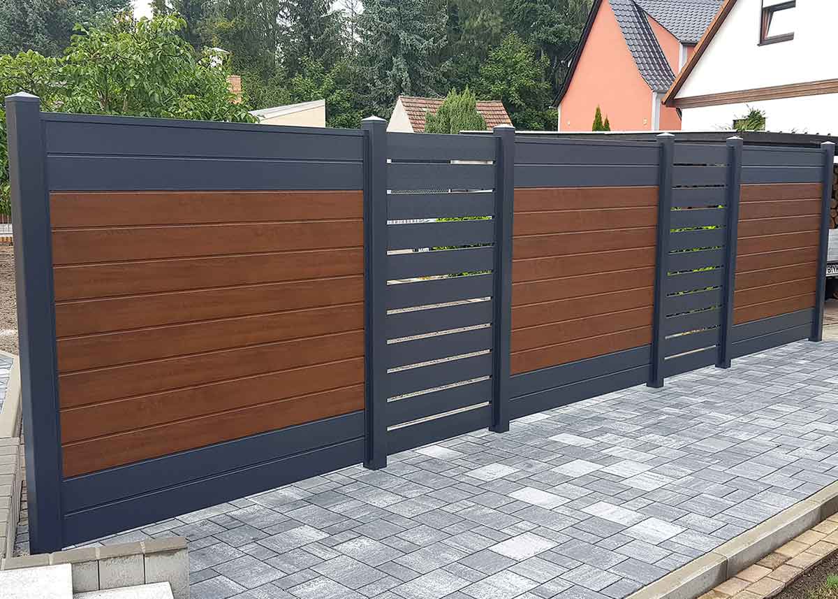 Sichtschutz Kunstoff PVC Weiß Ecoline