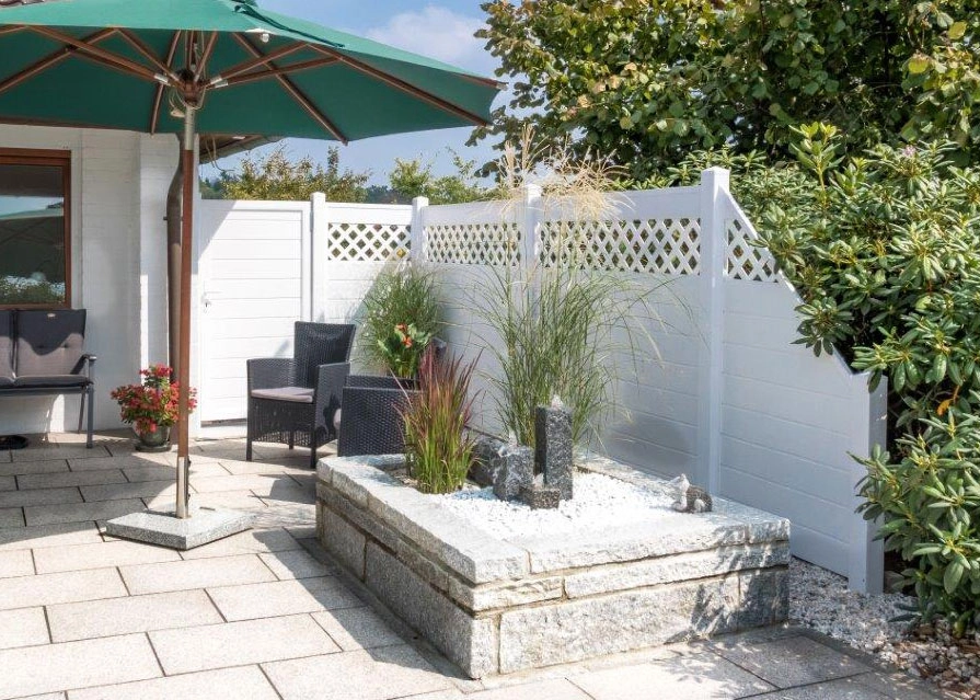 Metall Sichtschutzgitter Freistehend – Für Terrasse & Garten, Schwarz, Wetterfest, 180 Cm Höhe