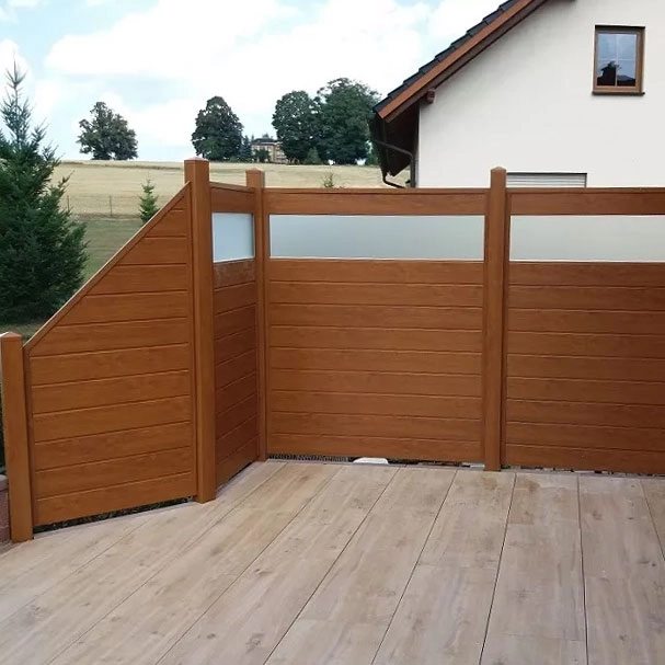 Sichtschutz Holzoptik