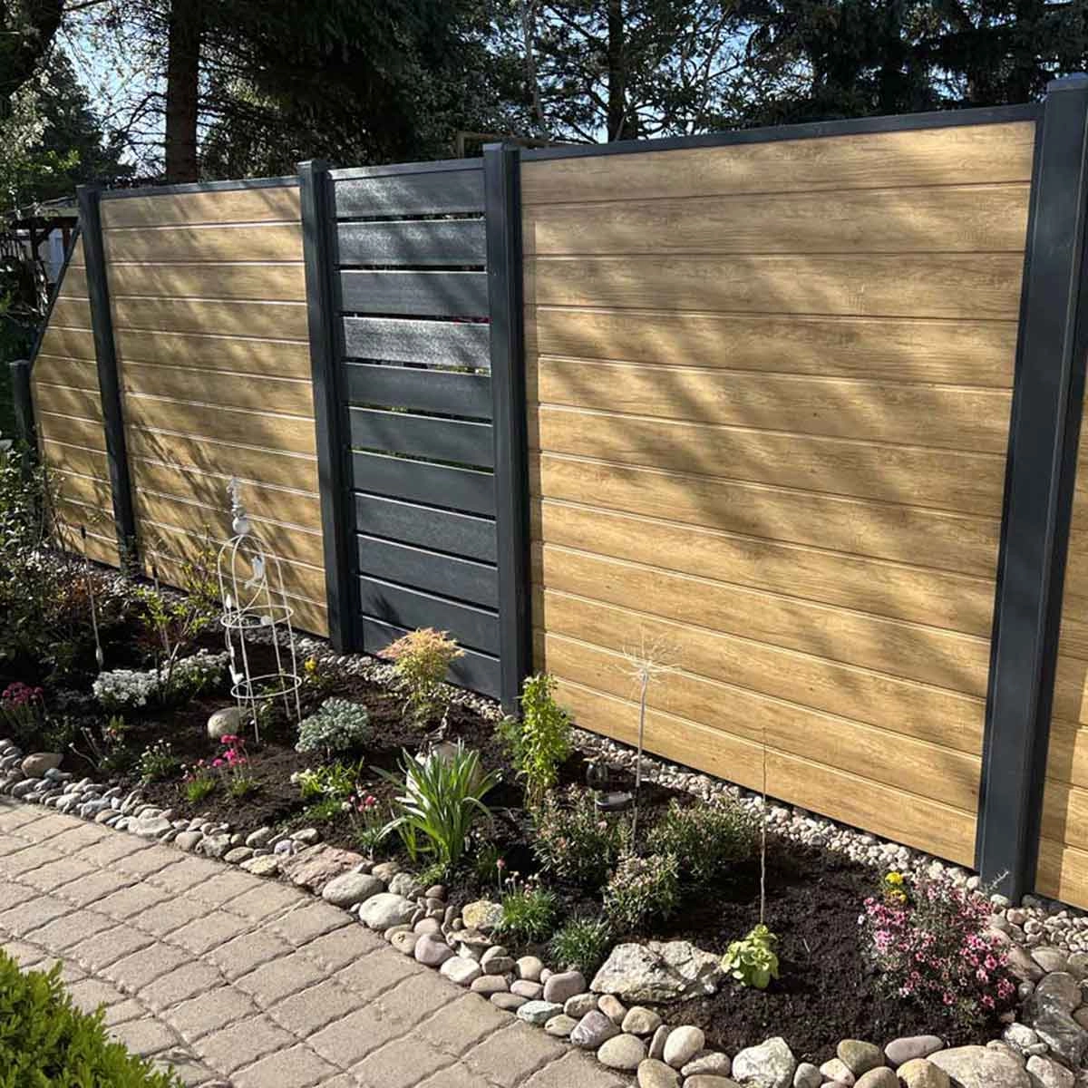 Sichtschutz Holzoptik