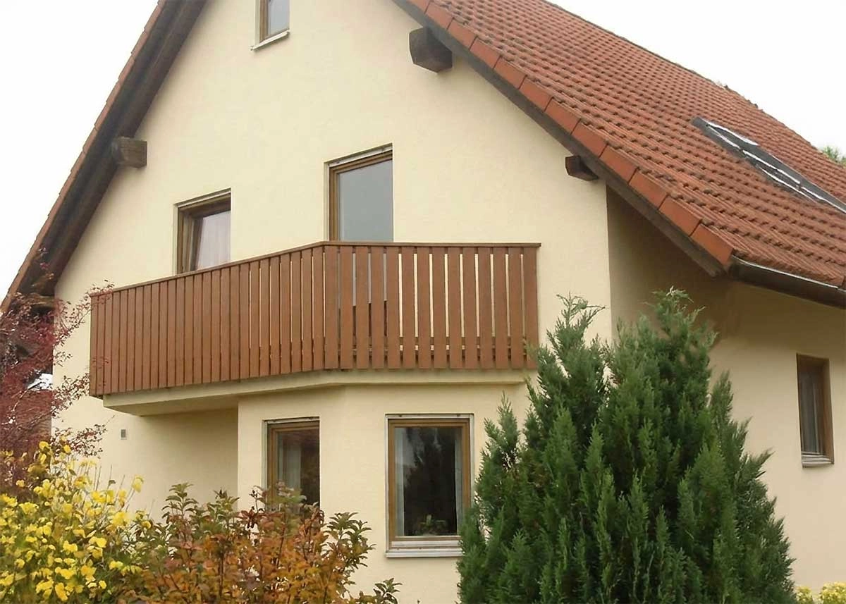 Balkongelnder Wpc Holzoptik