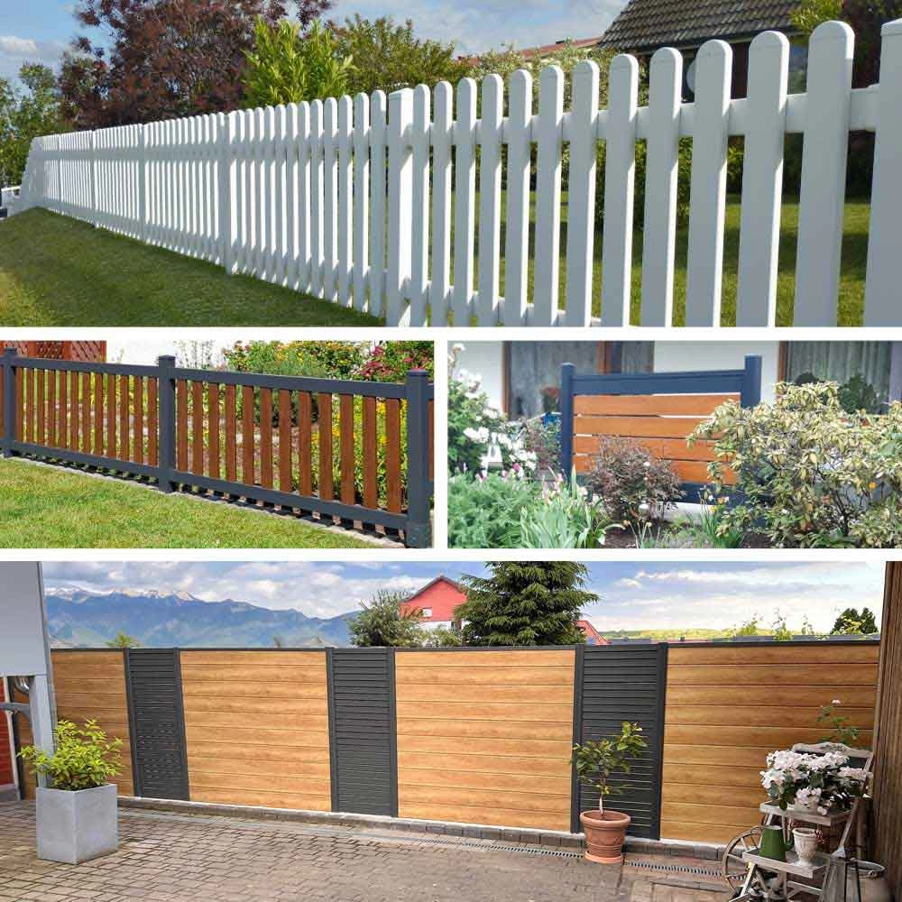 Kunststoffzaun auf Maß kaufen FairGarden®