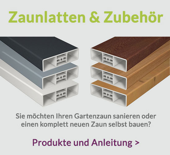 Zaunlatten / Zaun selber bauen