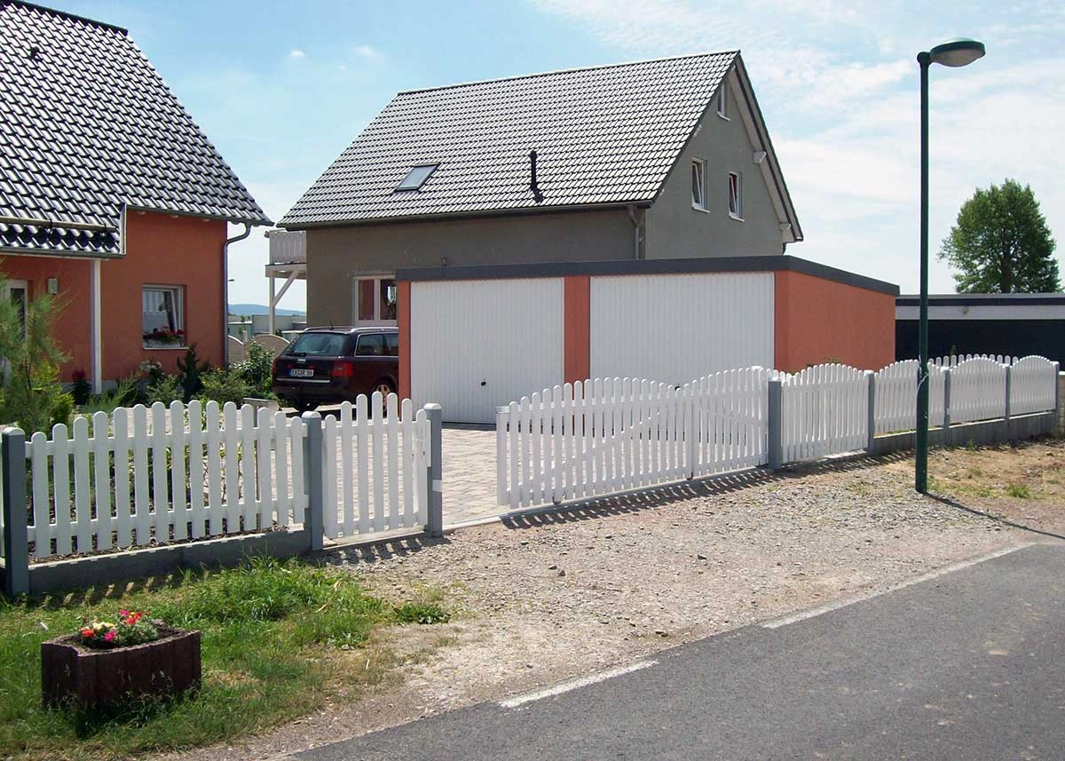 Gartenzaun Steckzaun Zierzaun Friesenzaun Lattenzaun Staketenzaun Dekorativer Zaun - Foto 8