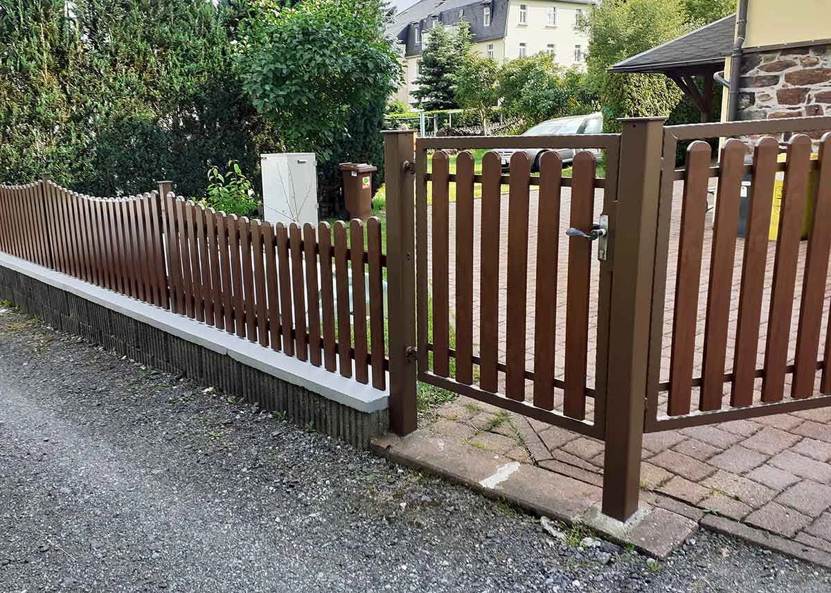 Gartenzaun Steckzaun Zierzaun Friesenzaun Lattenzaun Staketenzaun Dekorativer Zaun - Foto 6