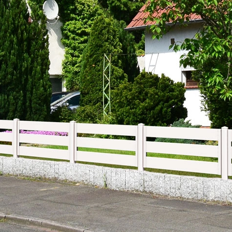 Gartenzaun Kunststoff kaufen FairGarden®
