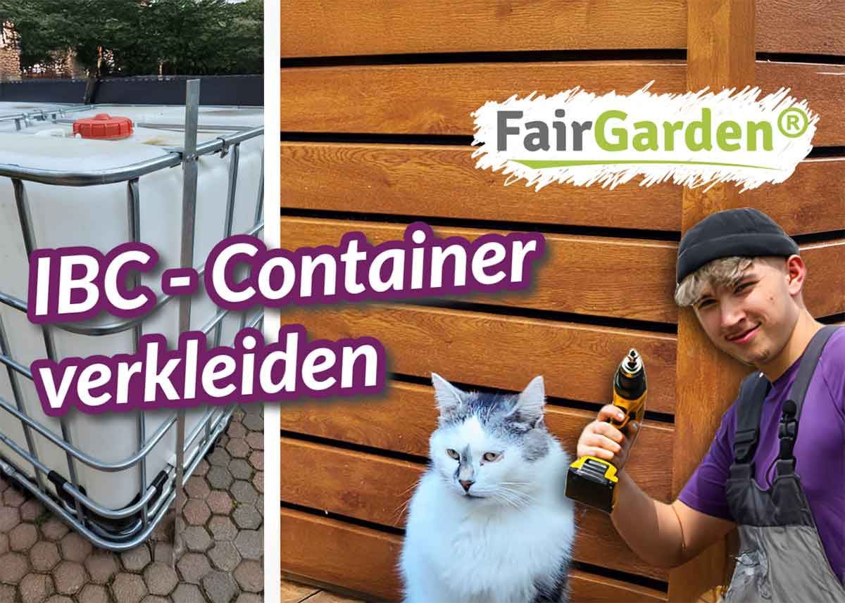 IBC-Container verkleiden - DIY mit Rhombuspaneele
