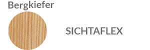Bergkiefer Sichtschutzzaun Qualitäts-Kunststoff