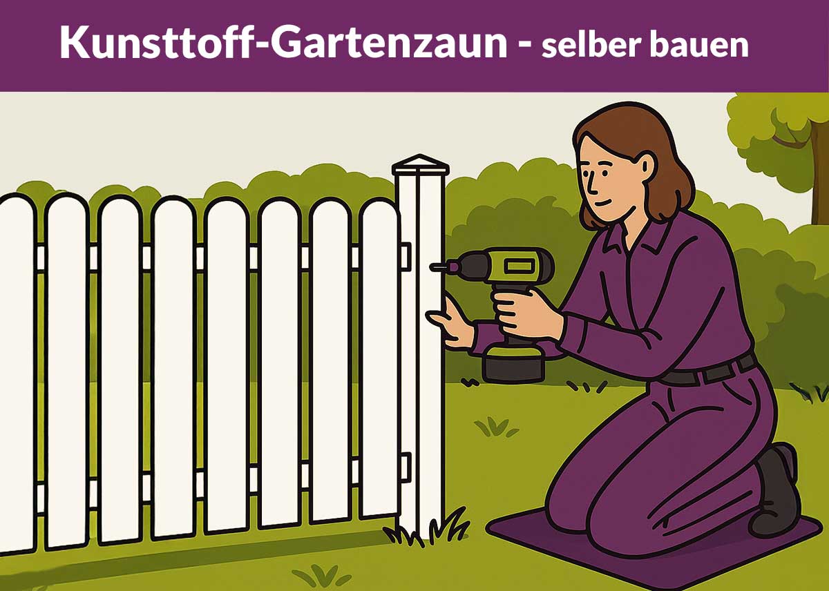 Gartenzaun selber bauen (PVC/WPC?) - Ratgeber-DIY