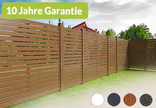 Hier Lamellenzaun online kaufen FairGarden®