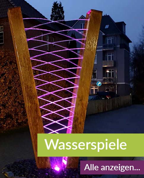 Lichtwasserspiel Brunnen Klein und Groß