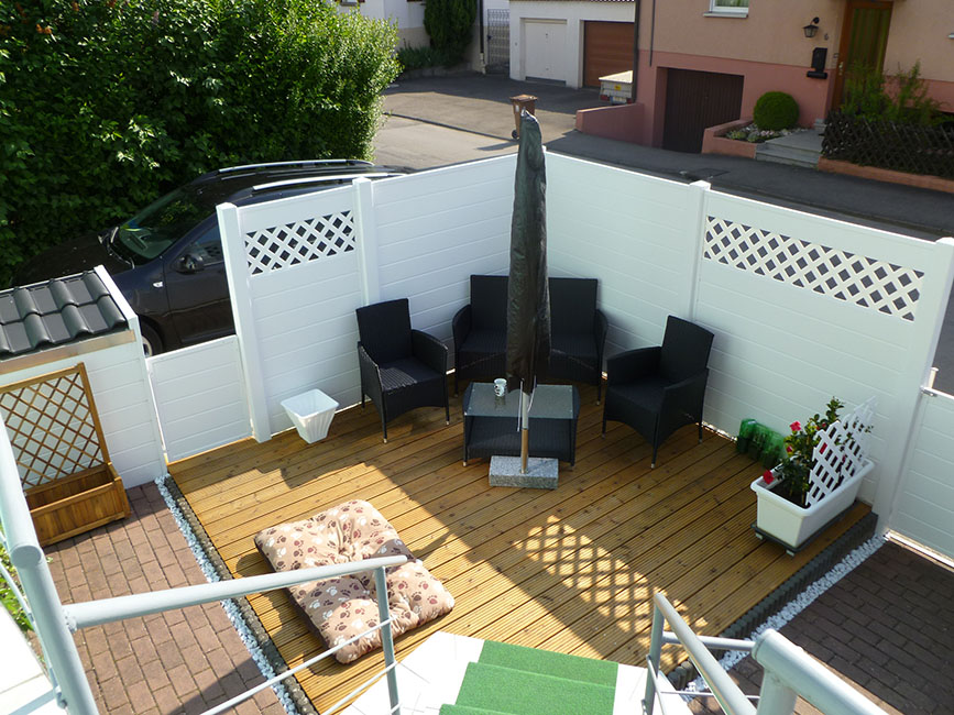 Sichtschutz für Terrasse Hier **ab Werk** kaufen