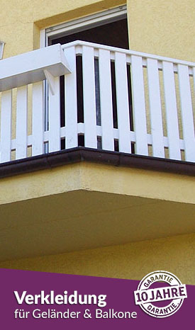 PVC Balkon-Paneele