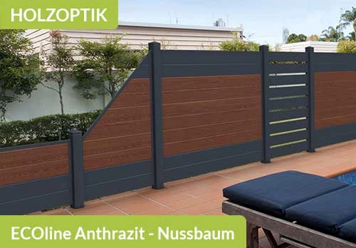 PVC Sichtschutzmatte Windschutz Sichtschutzzaun Anthrazit Gartenzaun Zaun Gitter 