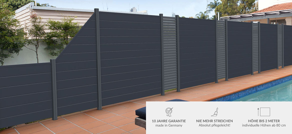 Sichtschutz BASICline Anthrazit