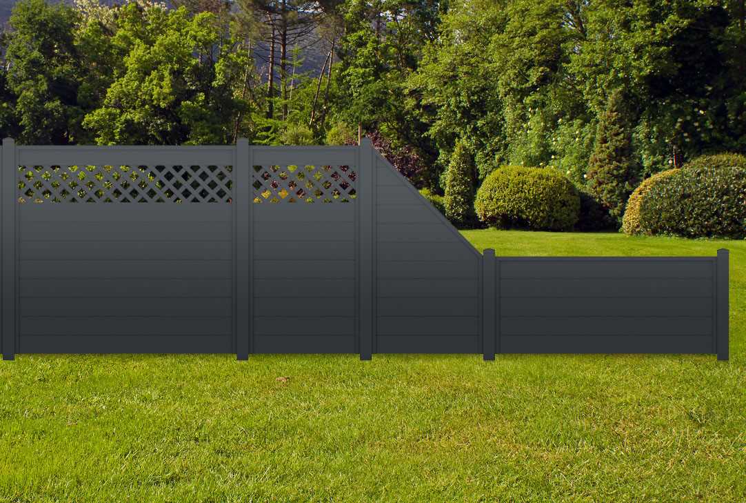 31+ Sichtschutz Kunststoff Anthrazit, 500 x 100 cm, kunststoff,