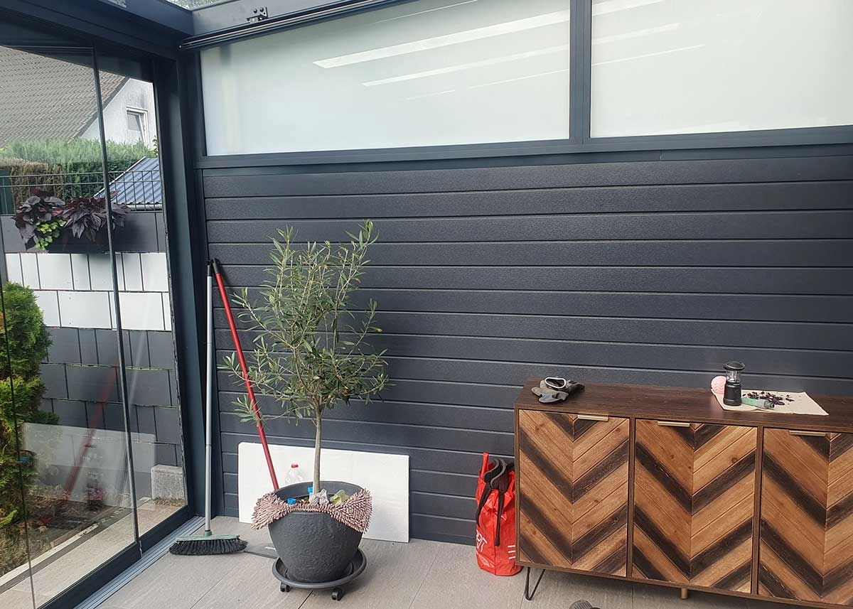 Pvc Paneele Auen Anthrazit