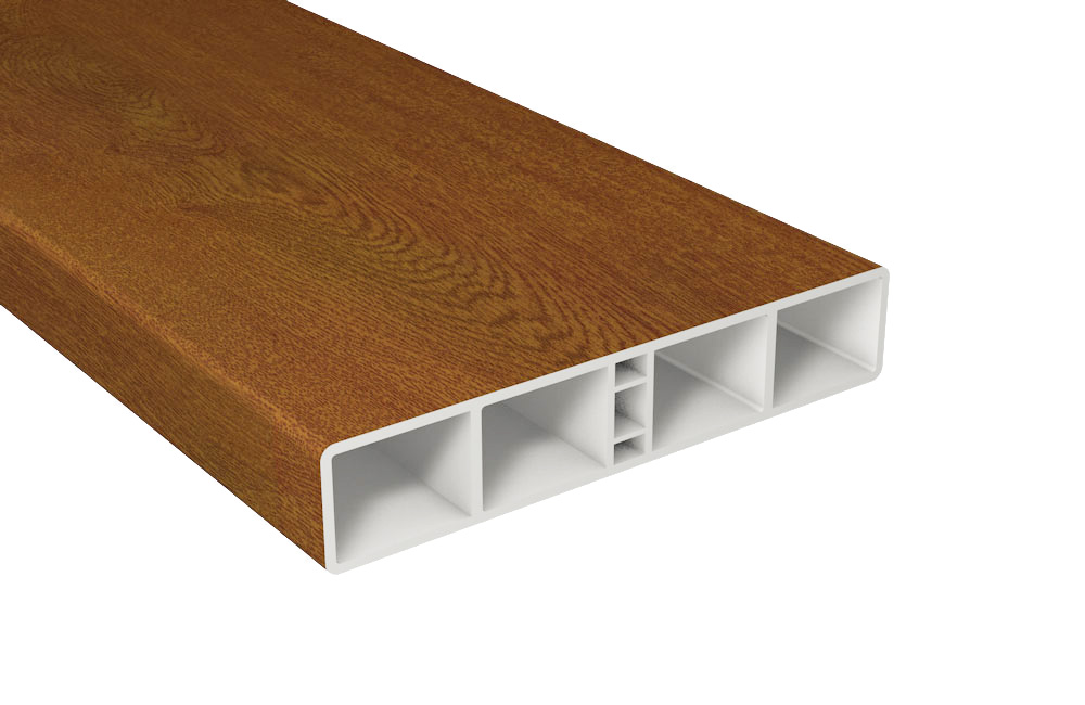 Golden Oak (Zaunlatten) : Zaunlatte Kunststoff B130 xT25 mm Golden Oak Golden Oak (Zaunlatten) : Zaunlatte Kunststoff B130 xT25 mm Golden Oak