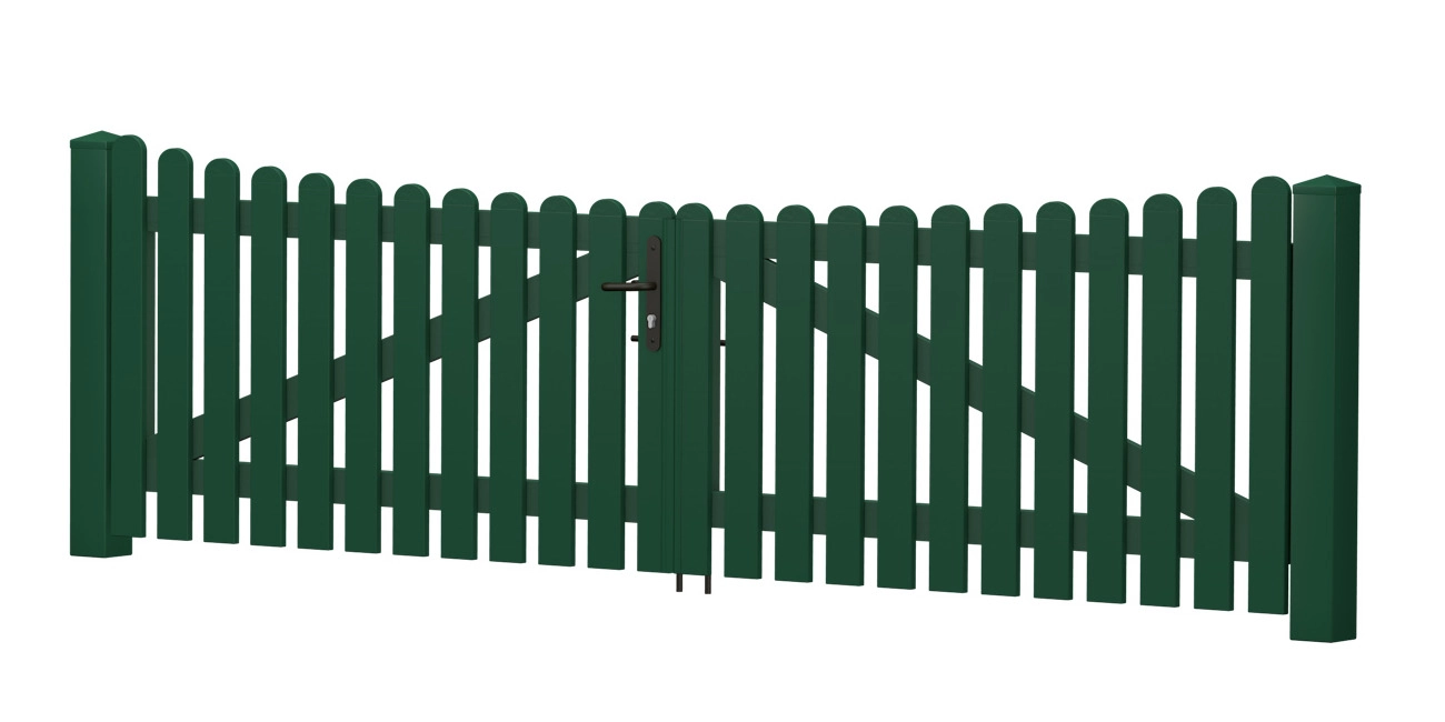 FairGarden® Gartentor Unterbogen Moosgrün