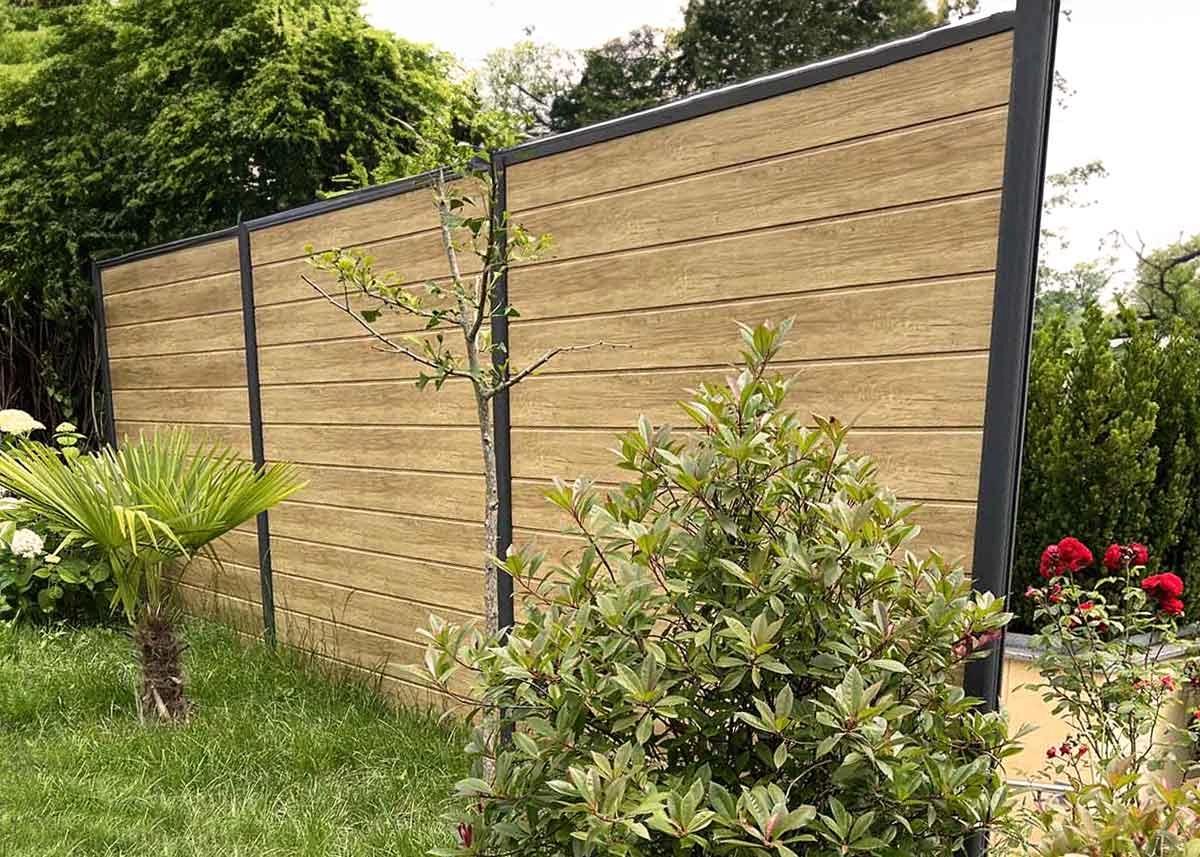 FairGarden® BASICline Element 183x200 Holzdekor
