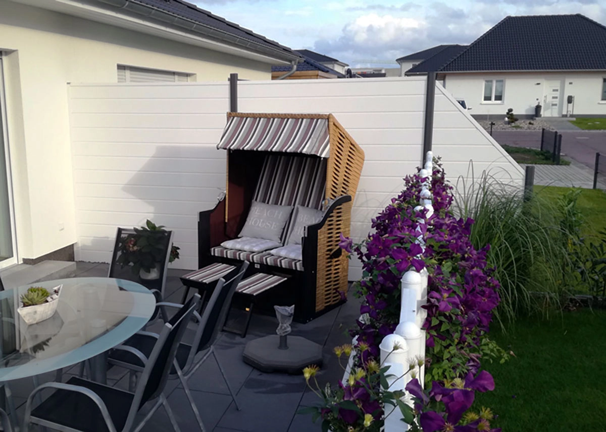FairGarden® BASICline Element 183x200 Weiß