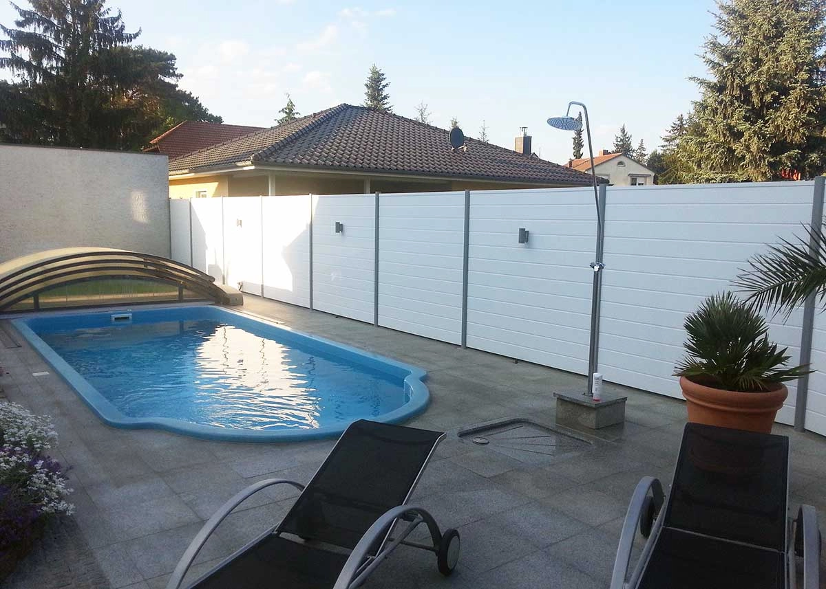 FairGarden® BASICline Element 183x200 Weiß