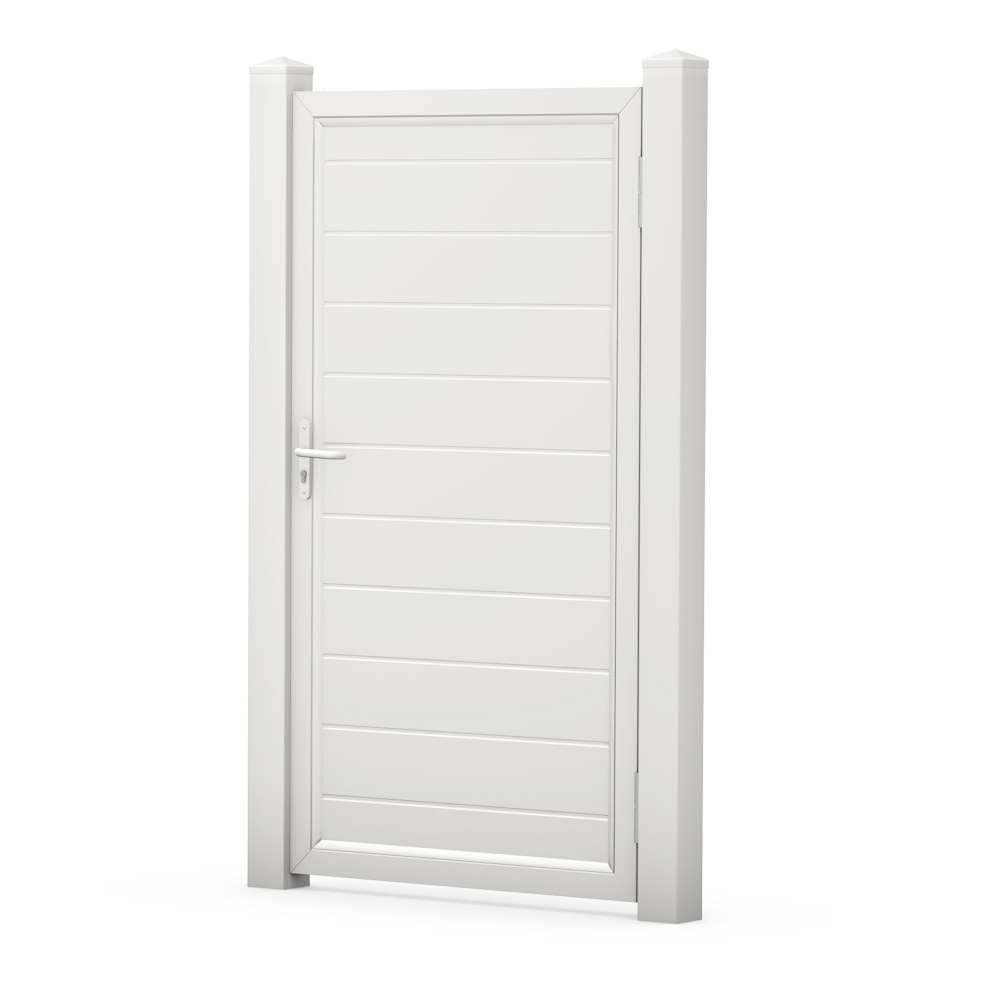 Weiss Ecoline Sichtschutzzaun Kunststoff Weiss Ecoline Turelement 90 Dicht