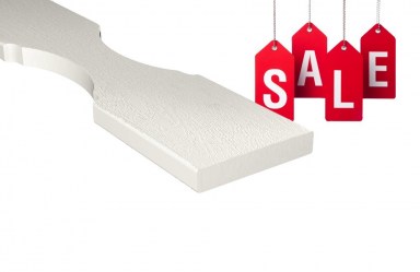 Balkonbrett Kunststoff Vollschaum 120x20mm Golden Oak