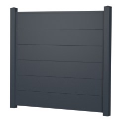 Sichtschutz Ecoline Kunststoff 180cm dicht Anthrazit XL