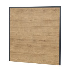 Sichtschutz Ecoline Kunststoff 180cm dicht Anthrazit-Desert Oak XL