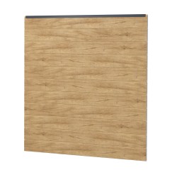 Sichtschutzzaun Kunststoff Bausatz Basicline XL Desert Oak Anthrazit