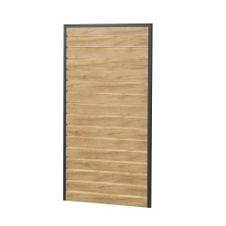Sichtschutz Ecoline Kunststoff 90cm Rhombus Desert Oak - Anthrazit
