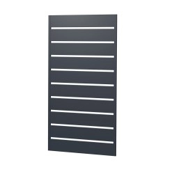 Sichtschutz Ecoline Kunststoff 90cm Zierelement anthrazit Desert Oak
