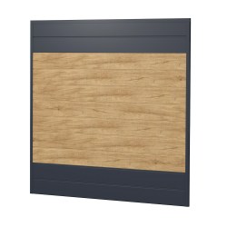 Sichtschutz Ecoline Kunststoff 180cm dicht Anthrazit-Desert Oak