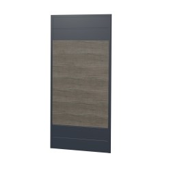 Sichtschutz Ecoline Kunststoff 90cm dicht Monument Oak Anthrazit