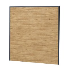 Sichtschutz Ecoline Kunststoff 180cm dicht Anthrazit-Desert Oak