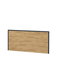 Sichtschutz Ecoline Kunststoff 75cm halbhoch Anthrazit-Desert Oak