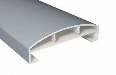Handlauf Kunststoff 150x45mm Silbergrau