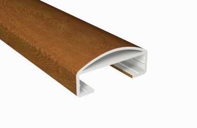 Handlauf Kunststoff 90x40mm Golden Oak