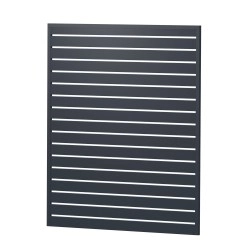 Querlattenzaun Kunststoff 150cm Anthrazit