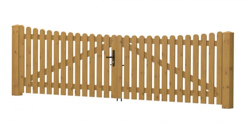 Gartentor_Unterbogen_PVC-Kunststoff_Astfichte