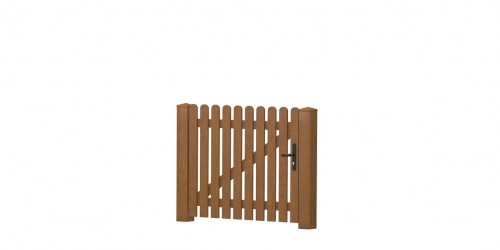 Gartenpforte_Gerade_PVC-Kunststoff_Weiß