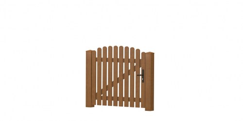 Gartenpforte_Oberbogen_PVC-Kunststoff_Golden Oak