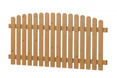 Lattenzaun Oberbogen PVC-Kunststoff Astfichte