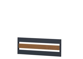 Querlattenzaun Typ 17L Kunststoff 200cm Anthrazit Golden Oak