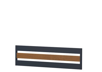 Querlattenzaun Typ 17XL Kunststoff 250cm Anthrazit Golden Oak