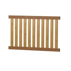 Gartenzaun PVC-Kunststoff Zaunelement gerade 180x85cm