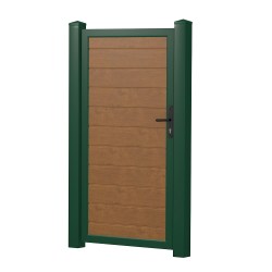 Sichtschutz Tür Kunststoff Design Dicht 90cm Golden Oak Grün