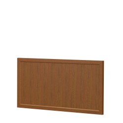 Sichtschutz Element Kunststoff Gerade Dicht 90cm Golden Oak